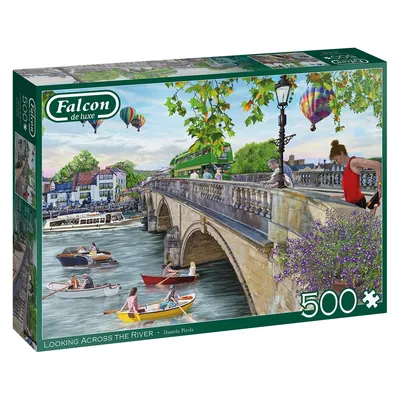 Produktbild von Falcon de luxe Looking Across the River - 500 Teile, 500 Stück(e), Landschaft, 12 Jahr(e)