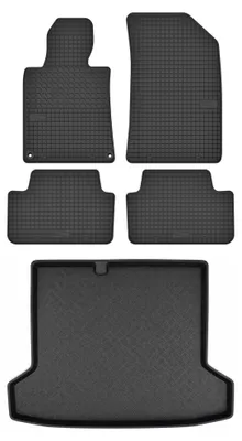 Immagine prodotto di Tappetini gomma SolidTread + bagagliaio per Peugeot 508 I 2010-2017 5 pezzi