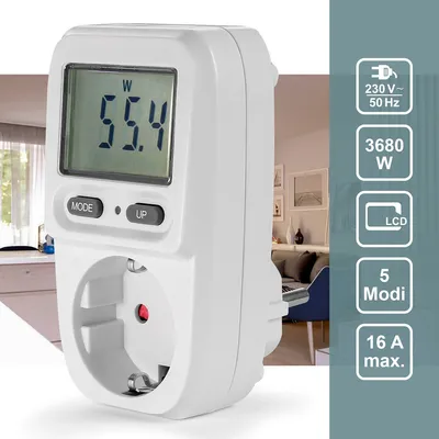Immagine prodotto di Contatore di costi energetici EAXUS, bianco