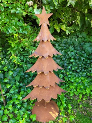 Produktbild von Edelrost Tannenbaum Jensen 3D, flach