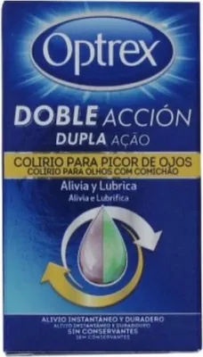 Image de Optrex Double Action pour les démangeaisons oculaires, 10 ml