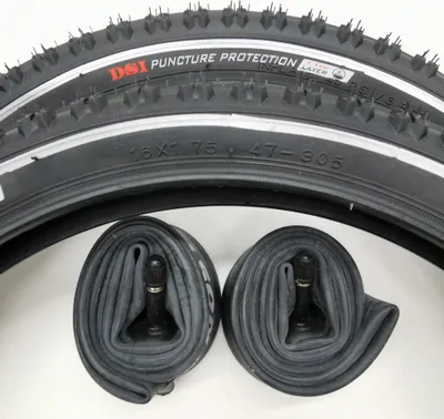 Produktbild von DSI Reifen 16 Zoll SRI-35 | 16x1.75 | 47-305 | +AV-Schlauch 1.1mm Pannenschutz + Reflex Decke Mantel Kinder Fahrrad Anhänger Schläuche Autoventil