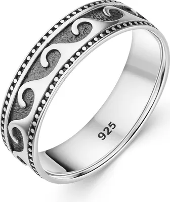 Produktbild von MATERIA by Matthias Wagner Ring mit Welle Silber 925 für Damen SR-42