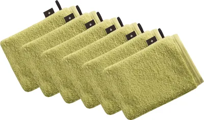 Produktbild von 6er Pack Waschhandschuh Vegan Life von der Marke Vossen 22 x 16 cm