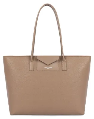 Image de Lancaster Sac cabas épaule Zippé Maya Double KBA Praline