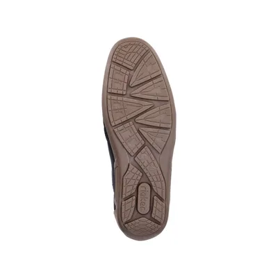 Produktbild von Rieker Herren Slipper Slip-On Halbschuh perforiert Stretch 09069, Größe:45 EU, Farbe:Schwarz