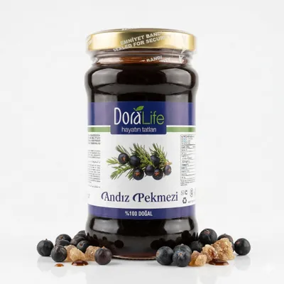 Produktbild von Dora Life - Wacholderbeerensirup Glas 380g