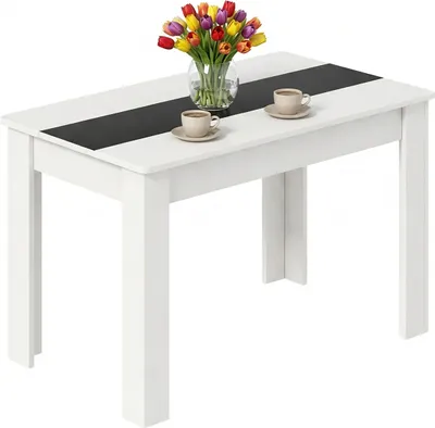 Immagine prodotto di Tavolo da pranzo VCM, tavolo da cucina a base di legno H. 75 x W. 115 x D. 80 cm, tavolo da pranzo compatto per cucina e zona pranzo, tavolo Disalo