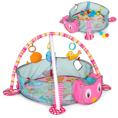 Produktbild von Große Lernmatte 3in1 Laufstall 30 Bälle 0+ ECOTOYS