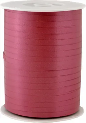 Produktbild von Geschenkband Ringelband 5mm x 500m Rolle Weinrot / Bordeaux