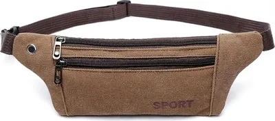 Image de Sac banane Sport Marron Foncé - Pratique et Élégant KP5285