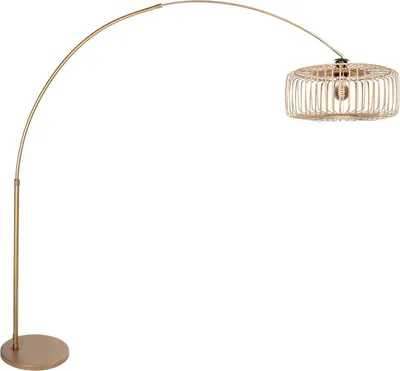 Produktbild von Stehlampe - bronze natürlich - Sparkled Light - bambus metall - bogenlampe - E27 - 4310BR - Steinhauer