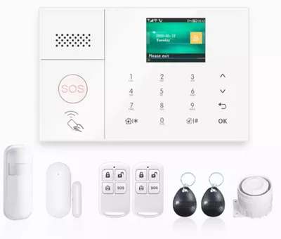 Zdjęcie produktu dla Inteligentny alarm domowy z WiFi i GSM – bezprzewodowy system zabezpieczeń