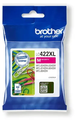Immagine prodotto di Brother LC422XLM - Magenta - originale - Cartuccia d'inchiostro - per Brother MFC-J5340DW, MFC-J5345DW, MFC-J5740DW, MFC-J6540DW,