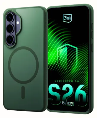Image de Étui 3mk Smoke MagCase pour Samsung Galaxy S26 - vert