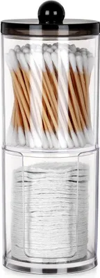 Immagine prodotto di Contenitore a 2 livelli per Cotone fioc e dischetti cosmetici