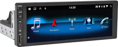 Produktbild von 1 DIN Universal 6.9" Touchscreen Android Autoradio GPS Navigation CarPlay