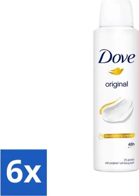Produktbild von Dove Original - Deospray - Antitranspirant - 150 ml - Vorteilspack - 6 Stücke
