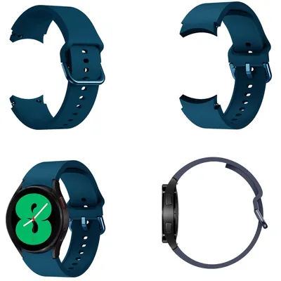 Produktbild von Für Samsung Galaxy Watch FE 6 5 4 Normal Pro Classic alle Größen Armband TPU Silikon