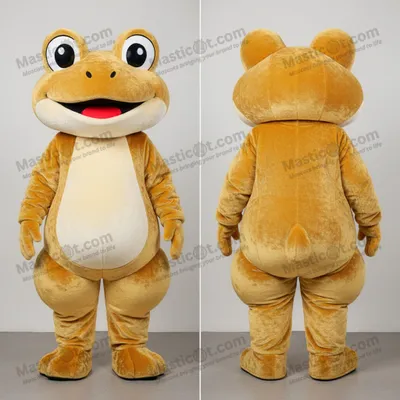 Produktbild von Moosgrüner MASTICOT gepolsterter Frosch-Maskottchen