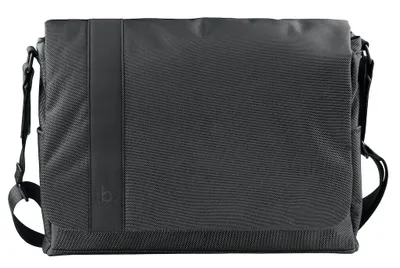 Produktbild von bugatti Businesstasche Umhängetasche mit Laptopfach Domani Messenger Bag Anthracite anthrazit