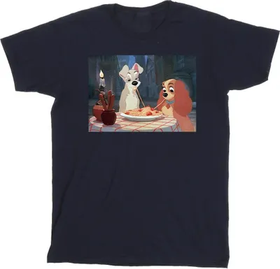 Produktbild von Disney - "Lady And The Tramp" T-Shirt für Herren BI50061 (M) (Marineblau)