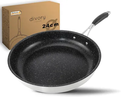 Obrázok produktu pre Nerezová panvica, priemer 24 cm, vhodná do kuchyne