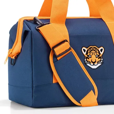 Produktbild von reisenthel allrounder M kids, Reisetasche, Sporttasche, Schultertasche, Doktortasche, Tasche, Polyestergewebe, Tiger Navy, 18 L, IX4077