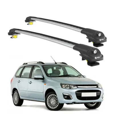 Obrázok produktu pre TURTLE STREŠNÝ NOSIČ AIR-1 LADA KALINA SW 2013 - 2018 Raised Rails , Silver