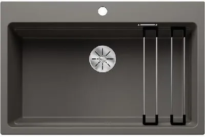 Produktbild von Blanco Etagon 8 - Silgranitspüle, 780x510 mm, mit Zubehör, InFino, grau 527262