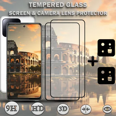 Produktbild von 2-Pack XIAOMI 13 Displayschutzfolie und 2-Pack Objektivschutz aus 9H gehärtetem Glas