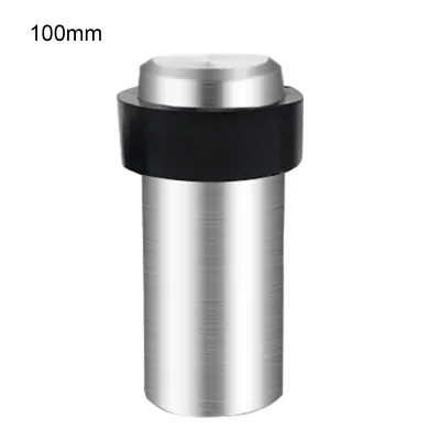 Produktbild von 46-120 mm Türstopper erhöht Antikollision Starker Klebstoff Rund-Punch-freier Türstopper für Waschraum-Silber-Größen: 100 mm