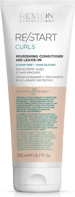 Produktbild von Revlon Professional Restart Curls Nourishing Conditioner and Leave-in Conditoner ohne Spülung für lockiges Haar 200 ml