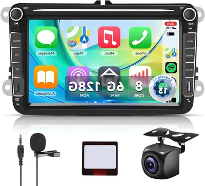 Produktbild von Carplay Autoradio – Autoradio mit GPS-Navigation – Multimediasystem – Touchscreen-Bedienung – 8-Zoll-Display