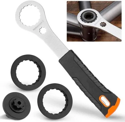 Productafbeelding van Centerlock gereedschap Centerlock sleutel fiets trapassleutel compatibel met Shimano Hollowtech II/BB9000/BBR60 voor fietsreparaties