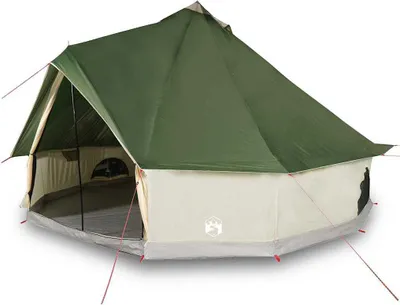Produktbild von vidaXL Tipi-Familienzelt 6 Personen Grün Wasserdicht