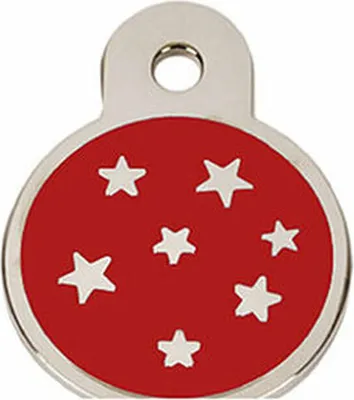 Produktbild von Identifikationsschild Imarc PetScribe Passion Rot Silberfarben