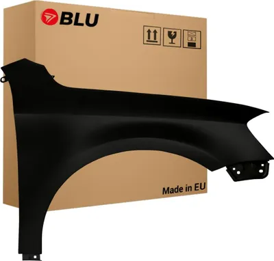 Immagine prodotto di BLU Parafango compatibile con VW Volkswagen Passat B7 L041 LO41 Destra Schwarz Schwarz | 2010-2014 | Anteriore | Verniciato | Pronto per il montaggio | Acciaio