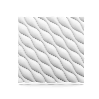 Produktbild von DECCART | 3D Deckenpaneele & Wandpaneele Weiß | Dekorative Schaumstoff-Kasetondecken Wüste | 60cm x 60cm | 0,36 m²