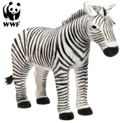 Produktbild von Original WWF Plüschtier sehr großes Stofftier groß riesiges Zebra 100cm NEU