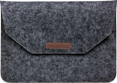 Produktbild von Mobigear Umschlag-Etui aus Filz für Laptops (max. 20 cm x 31 cm), Laptop-Schutzhülle - Schwarz