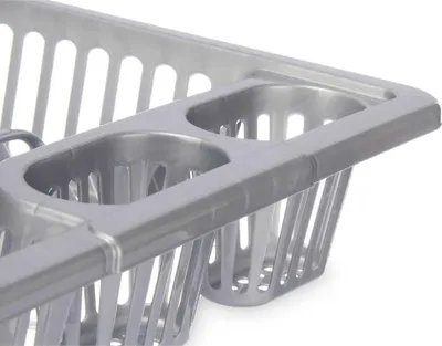 Immagine prodotto di Scolapasta in plastica argento 46 x 8 x 36 cm (12 pz.)
