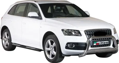 Image de Marchepieds Latéraux pour Audi Q5 2008-2015 Acier Inoxydable Noir