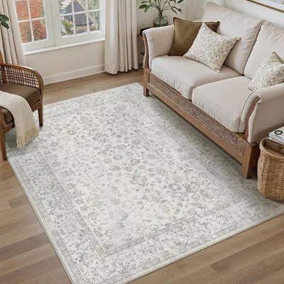 Obrázek produktu pro Omgoods - Vintage koberce, lze prát, rozměry 120 x 170 cm - Protiskluzový bohémský koberec