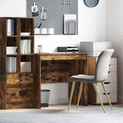 Obrázek produktu pro Maison Exclusive - Psací stůl z kouřového dubu 80 x 50 x 76 cm