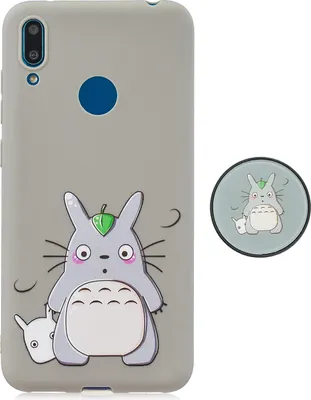 Produktbild von Für HUAWEI Y7 2019 Flexibler Standhalter Case Soft TPU Full Cover Telefon niedlich 4