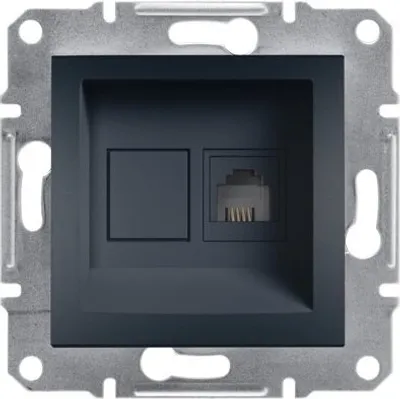 Immagine prodotto di Presa telefonica senza cornice, antracite Schneider Asfora EPH4100171/SCH