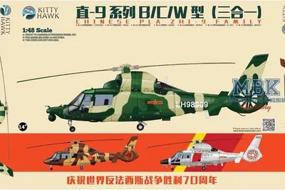 Productafbeelding van KITTY HAWK KH80109 Zhi-9 B/C/W