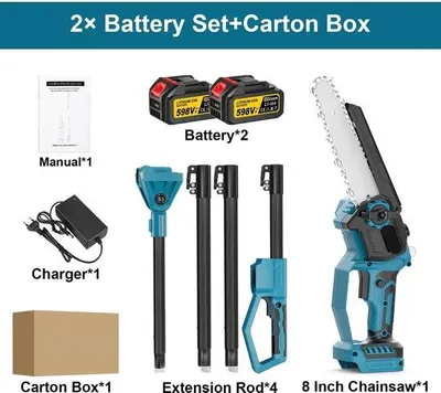 Obrázok produktu pre Akumulátorová reťazová píla 8 palcov, elektrická