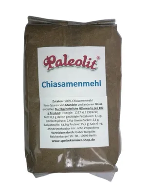 Produktbild von Paleolit Chiasamenmehl Chiasamen Mehl Teilentölt 500 g
